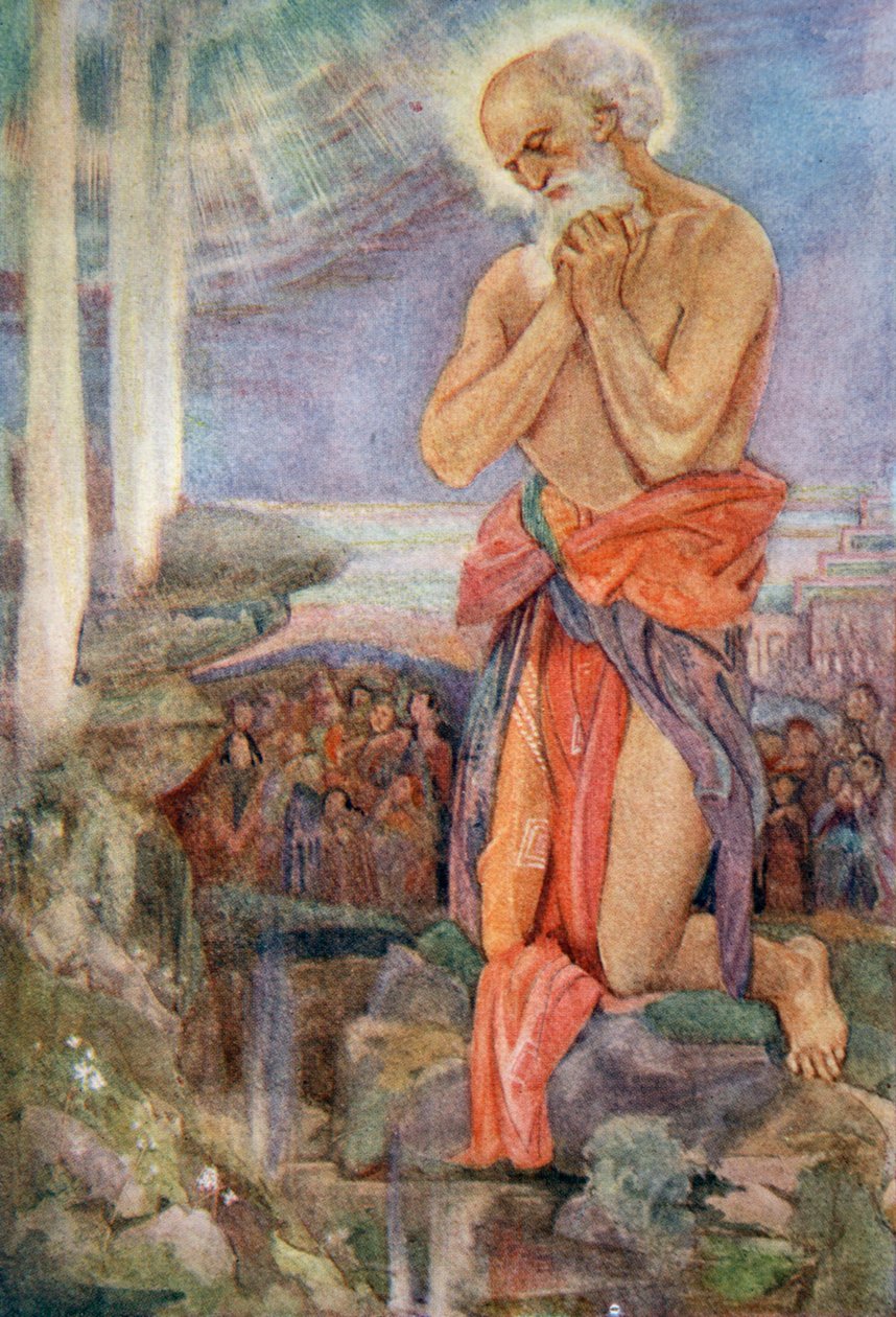 Elia che prevale sui sacerdoti di Baal da Evelyn Paul