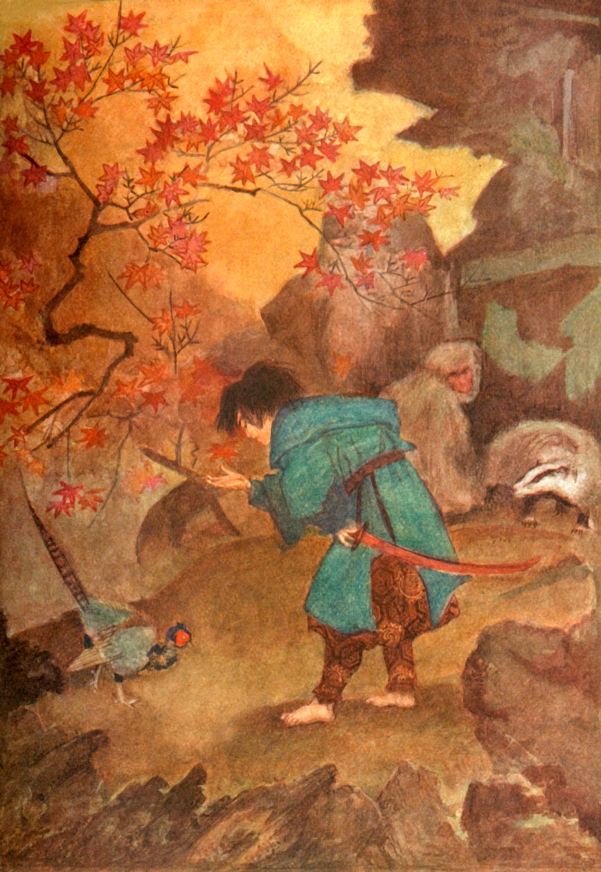 Momotaro e il Fagiano, 1912 da Evelyn Paul