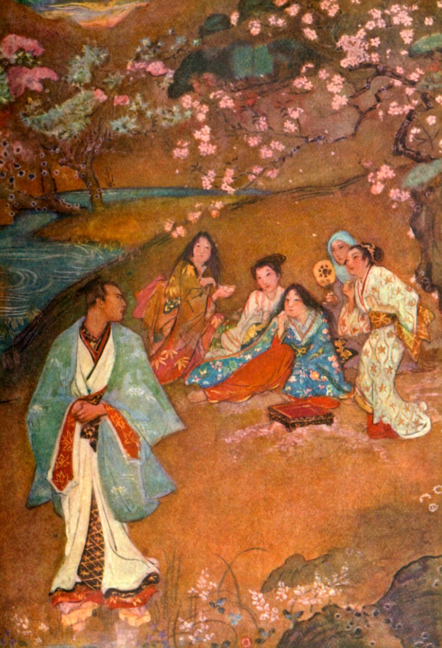 Shinge e Yoshisawa presso il Pozzo Viola, 1912 da Evelyn Paul