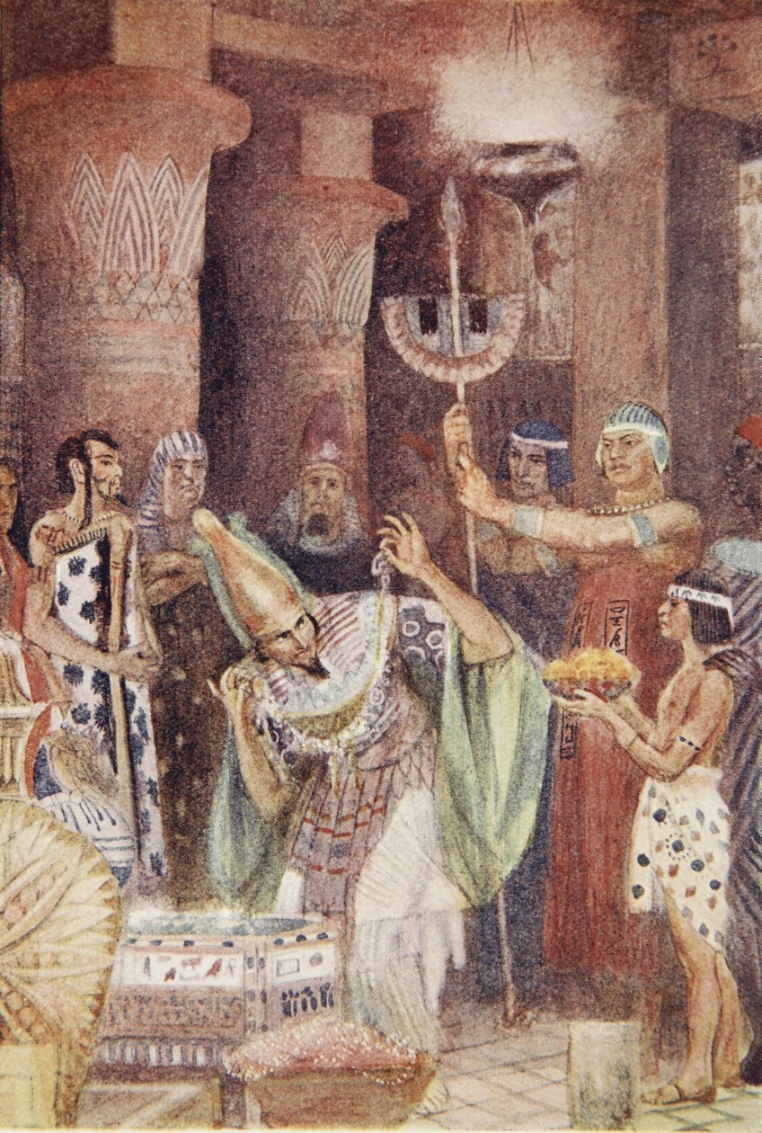 La camera del tesoro di Rhampsinites, illustrazione da 