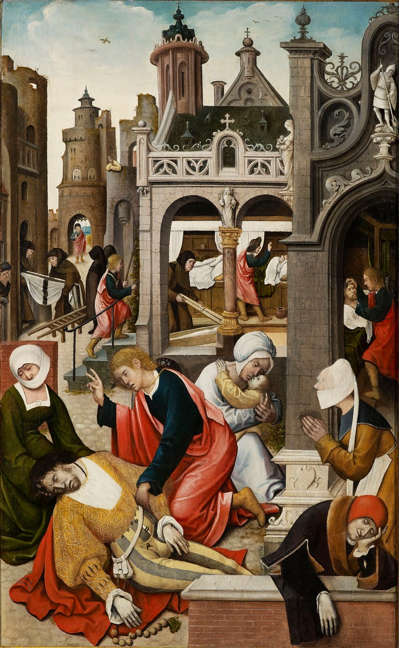 Scena dalla vita di San Rocco, 1517 da Everaert Orley