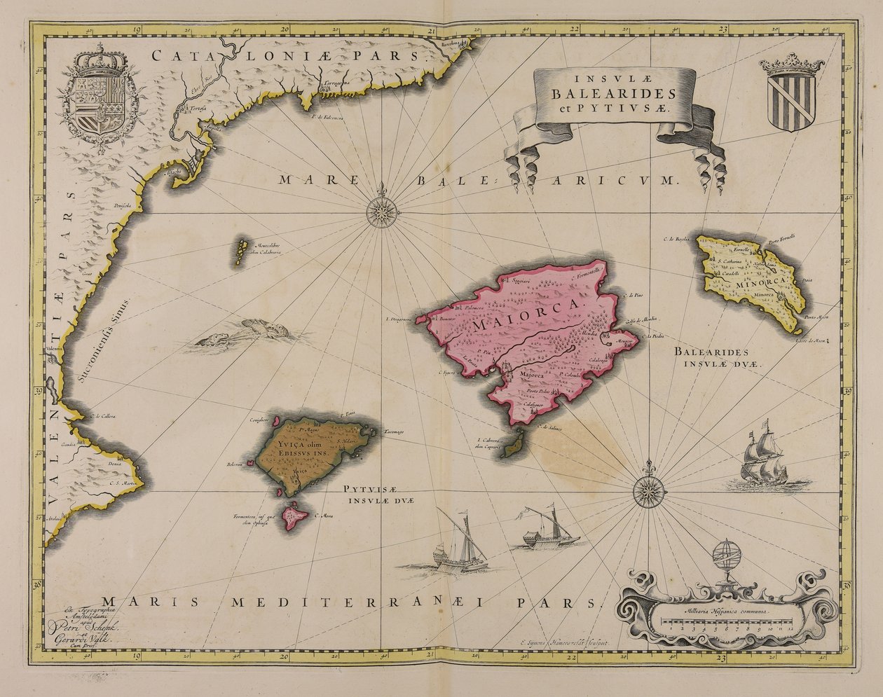 Isole Baleari e Pitiuse da Everard Symonsz van Hamersveldt