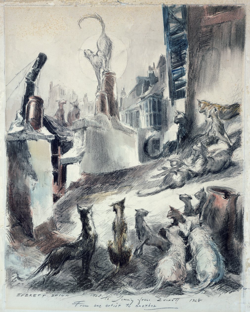 Gatti di strada da Everett Shinn