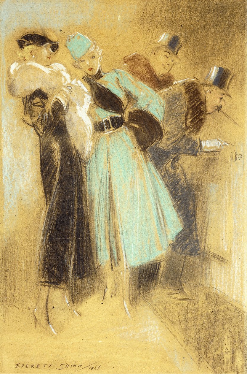 Nel peggiore dei casi, guarderemo le sue incisioni da Everett Shinn