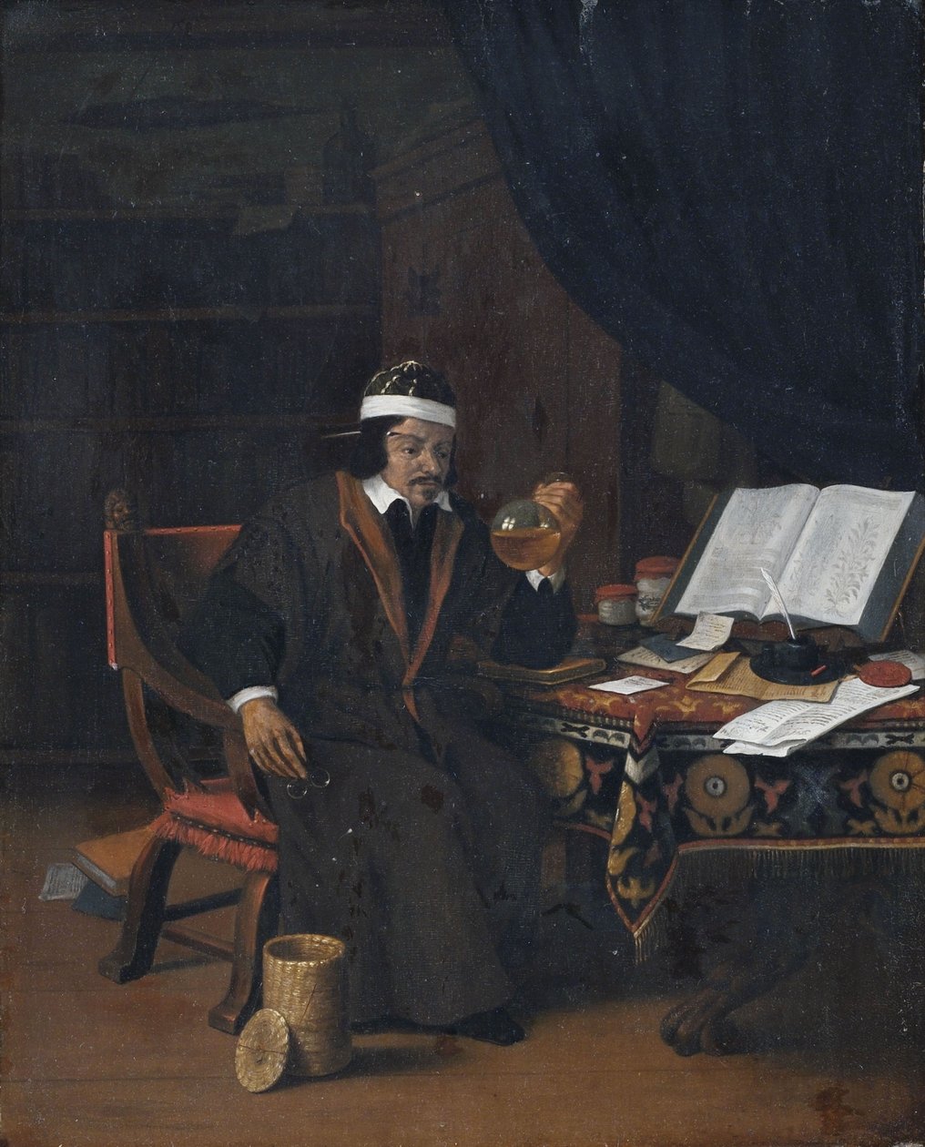 Studioso nello studio da Evert Oudendijk