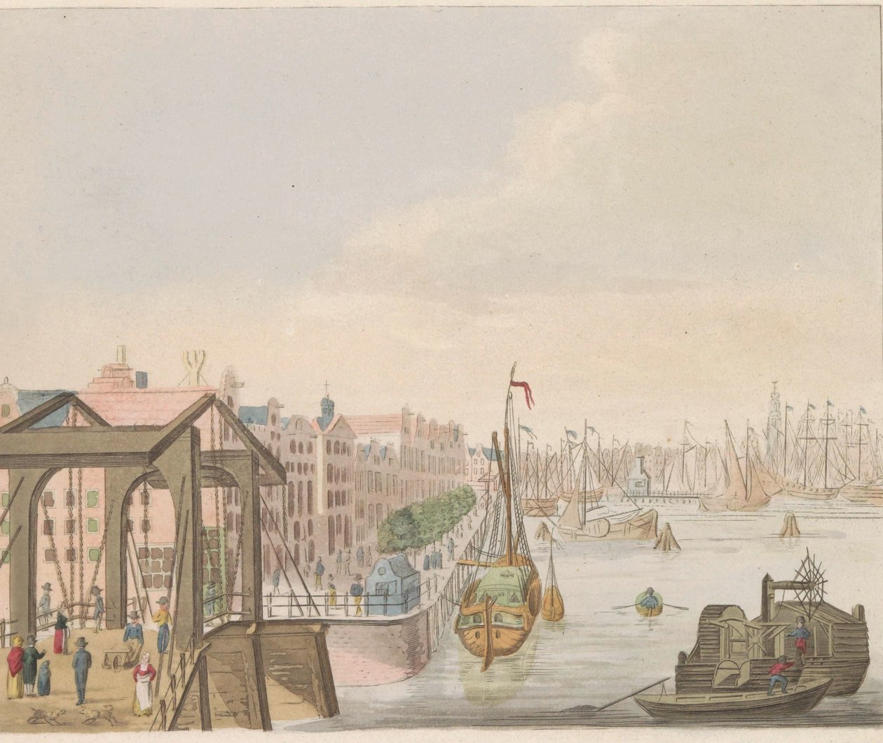 Buitenkant ad Amsterdam, ca. 1810-1813 da Evert Maaskamp