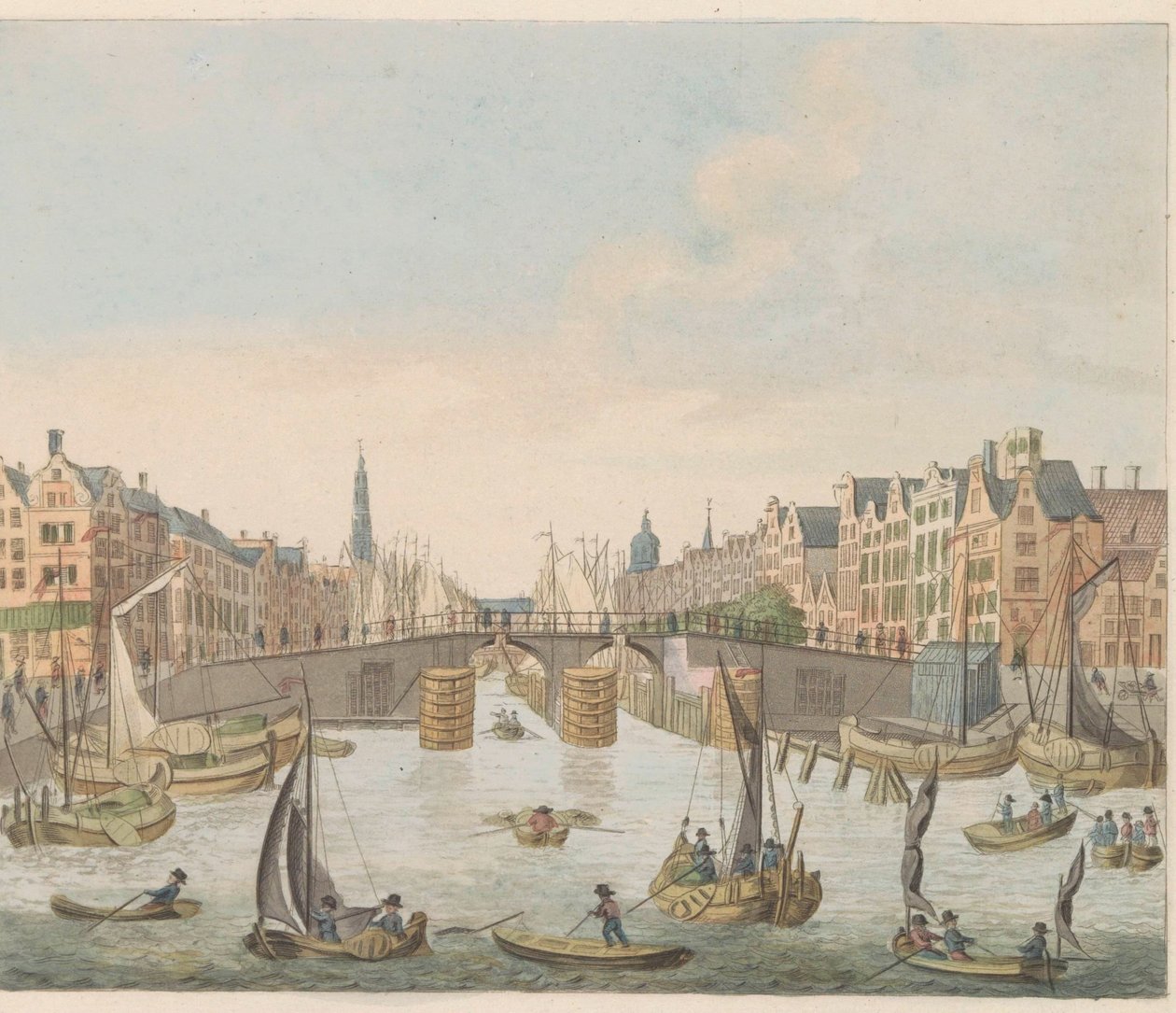 Veduta del Ponte Nuovo, ca. 1810-1813 da Evert Maaskamp