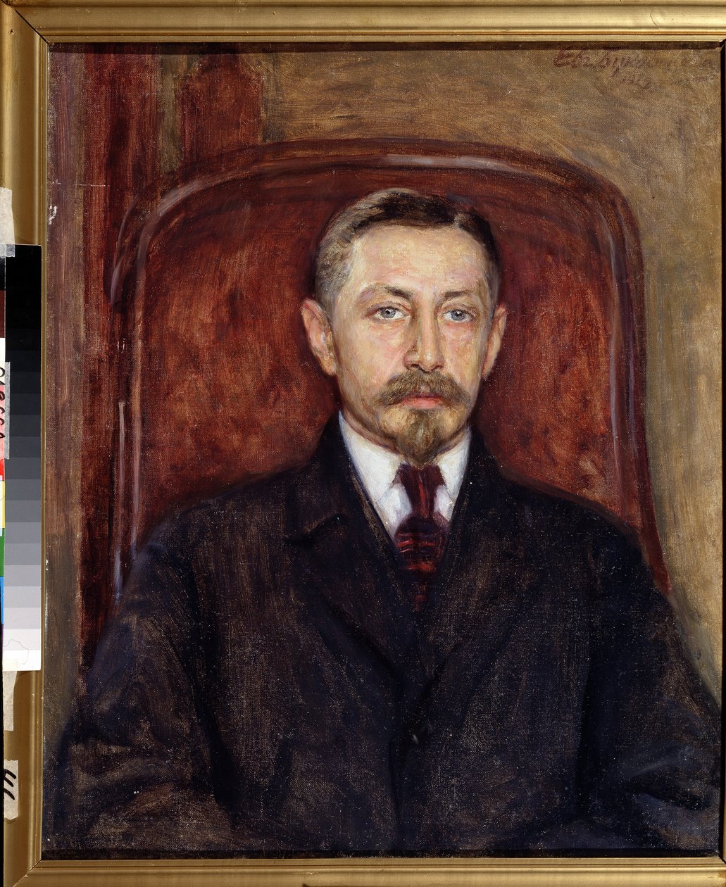 Ritratto dello scrittore Ivan A. Bunin (1870-1953). Dipinto di Evgeni Iosifovich Bukovetsky (1866-1948) da Evgeniy Iosipovich Bukovetsky