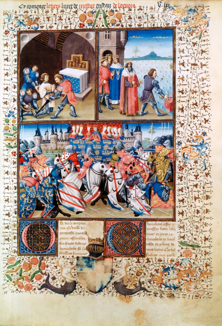 Galahad e Camelot, 1463 da Evrard d