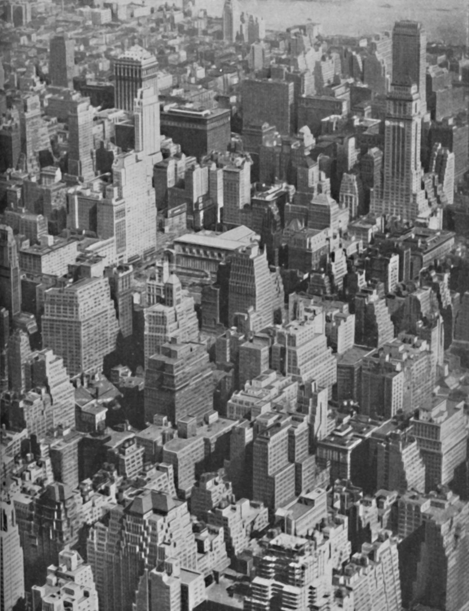Miracoli di massa del successo americano in architettura, c1935 da Ewing Galloway