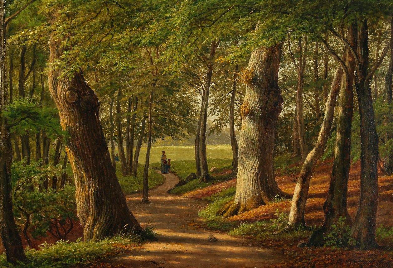 La foresta di Hellebæk da F.C. Kiærskou