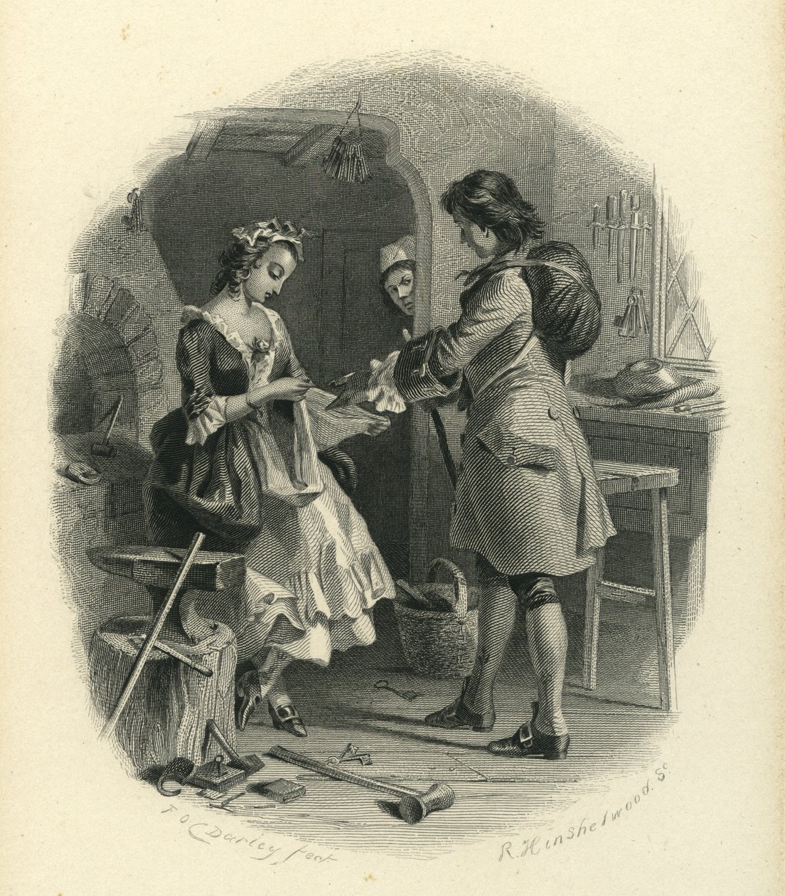 Barnaby Rudge: Dolly Varden e Joe Willet da F.O.C. and McRae, C. John Darley