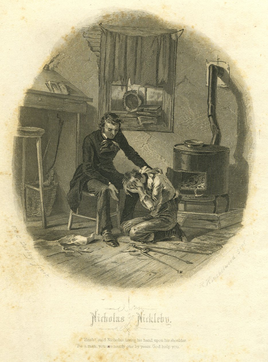 Nicholas Nickleby: Nicholas e Smike, 1867 da F.O.C. and McRae, C. John Darley