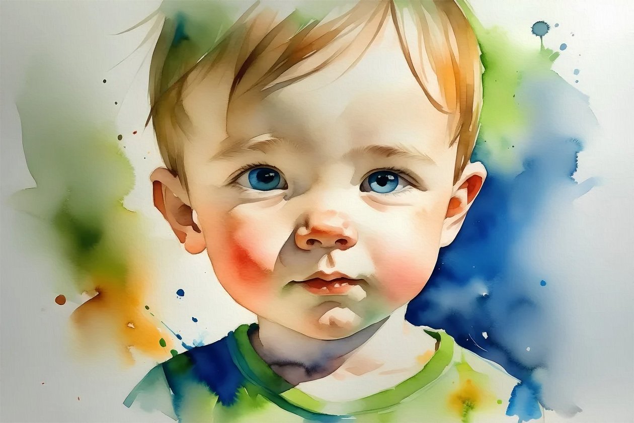 Ritratto di bambino da F. Abderrahim