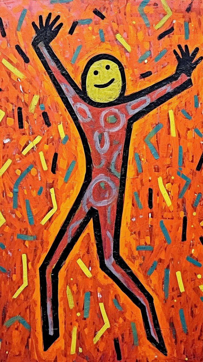 Pittura figurativa naif da F. Abderrahim