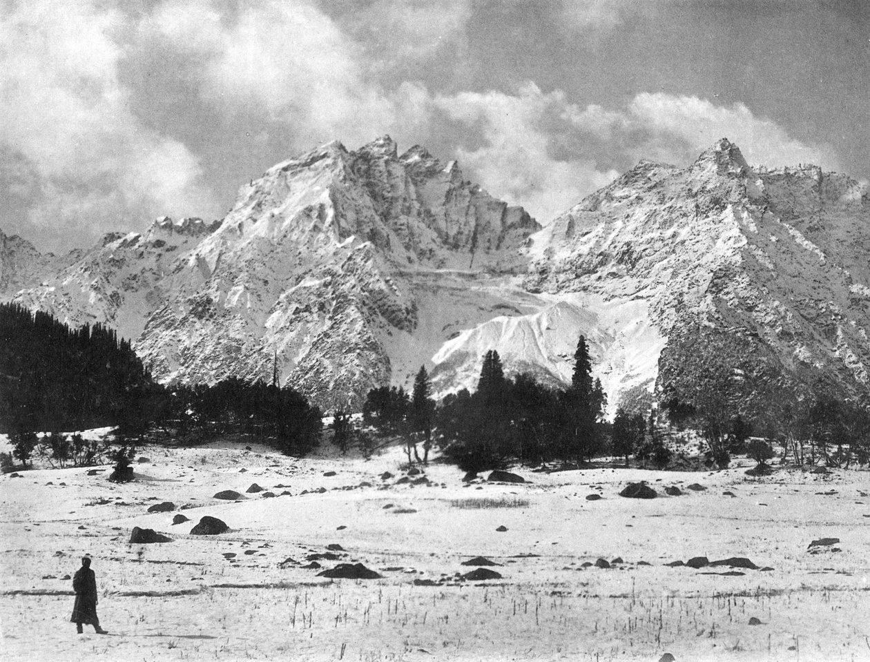 Montagne di Sonamarg, Kashmir, India, inizio XX secolo da F. Bremner