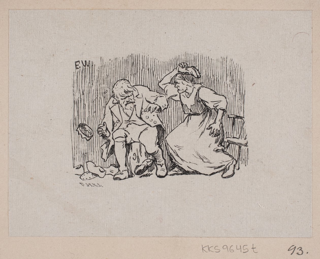 Illustrazione per "Askeladden che Ottenne la Principessa per Sposarsi" da F. Hendriksen
