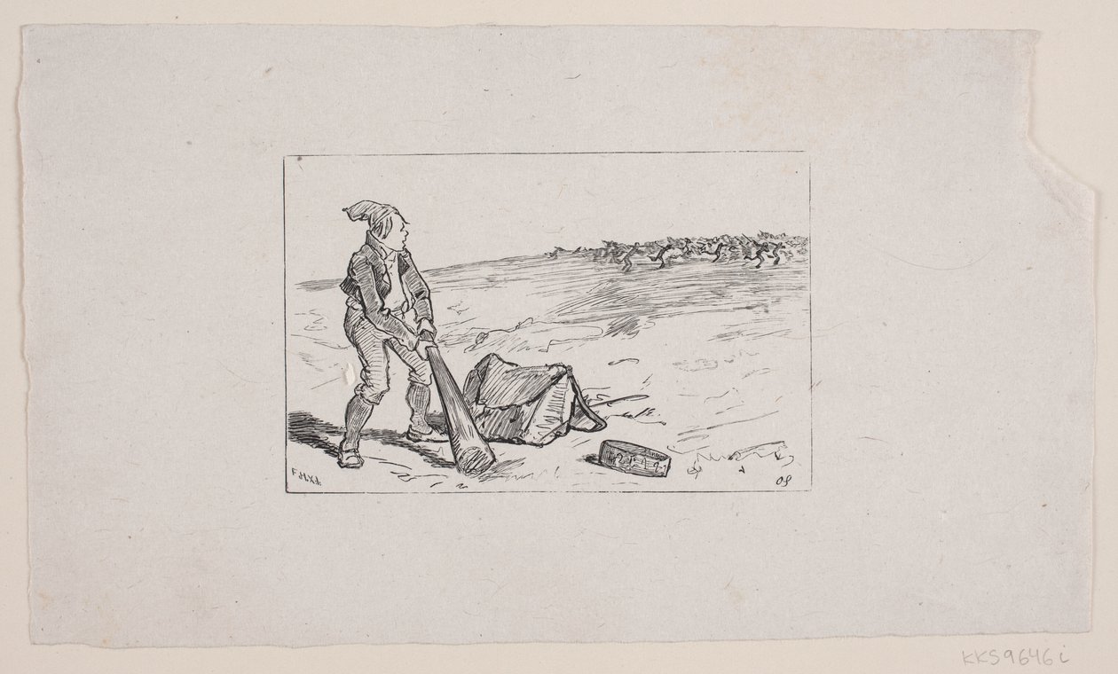 Illustrazione per fiaba da F. Hendriksen