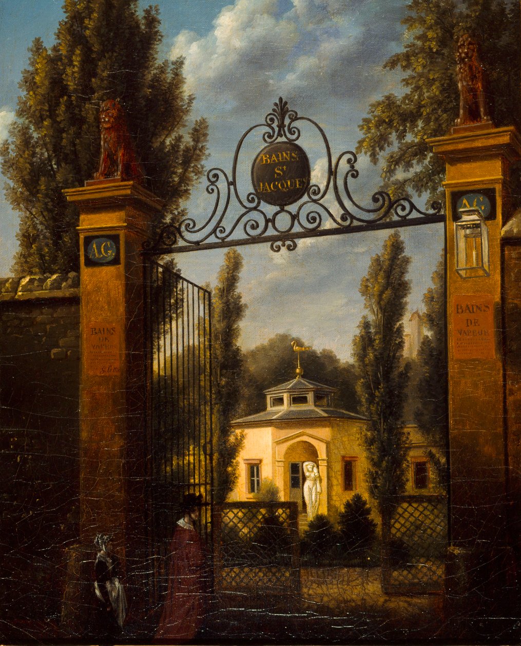 I bagni di San Giacomo, Rue des Feuillantines da F. Lettie
