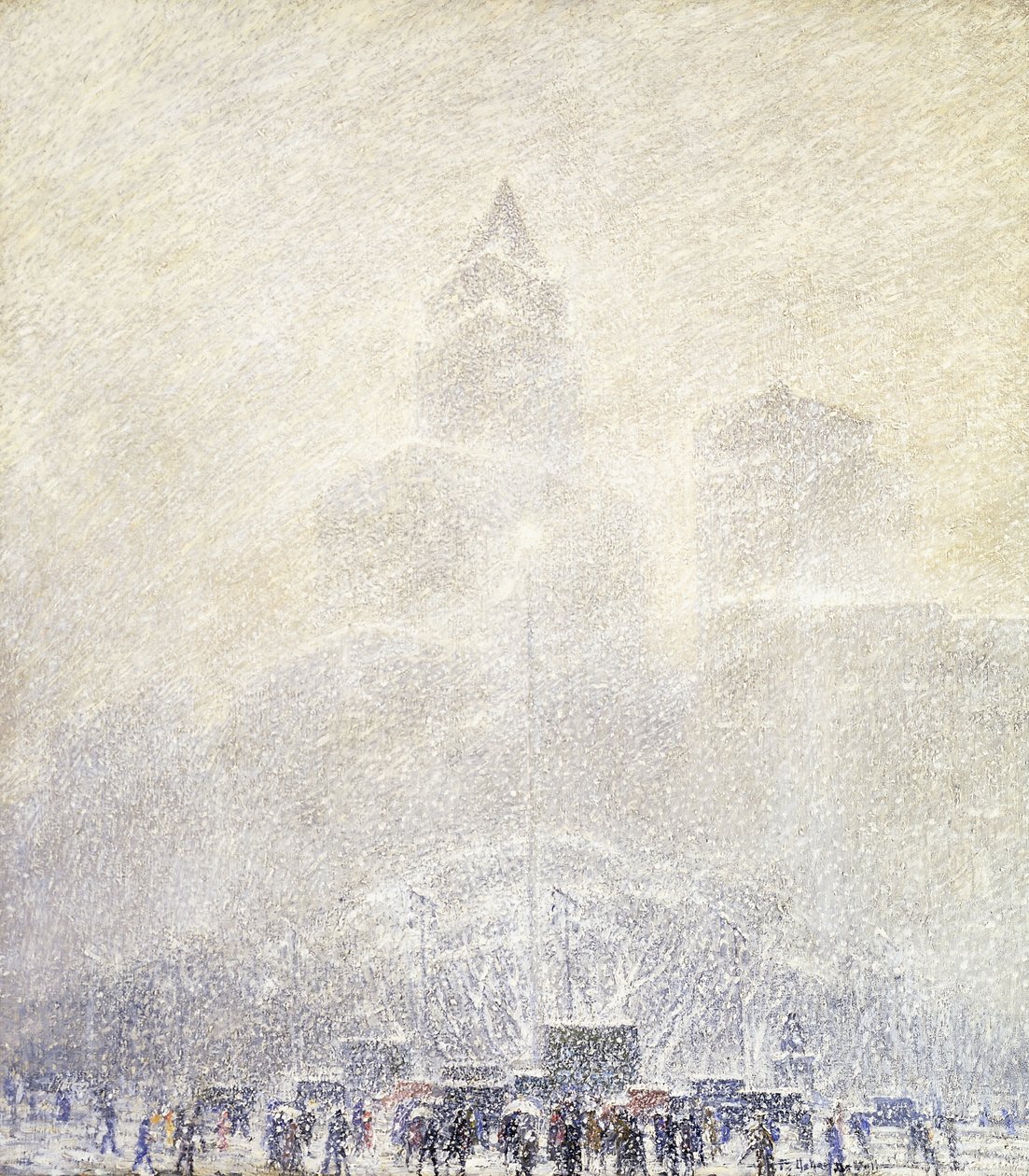 Luce eterna, Madison Square, inverno da F. Usher de Voll