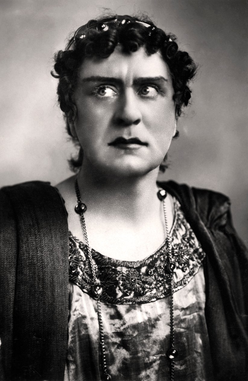 Herbert Beerbohm Tree, attore inglese, 1906 da F. W. Burford