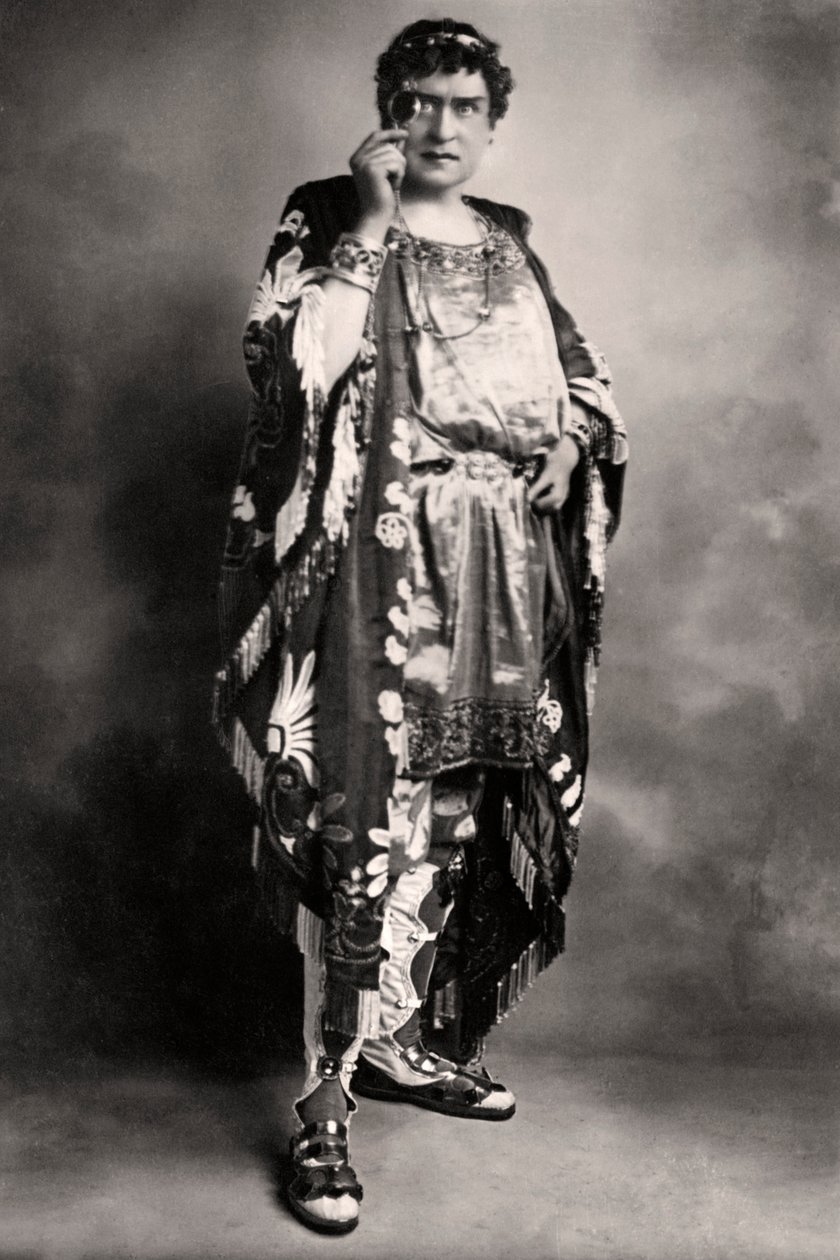 Herbert Beerbohm Tree 1853-1917, attore inglese, inizio 20° secolo da F. W. Burford