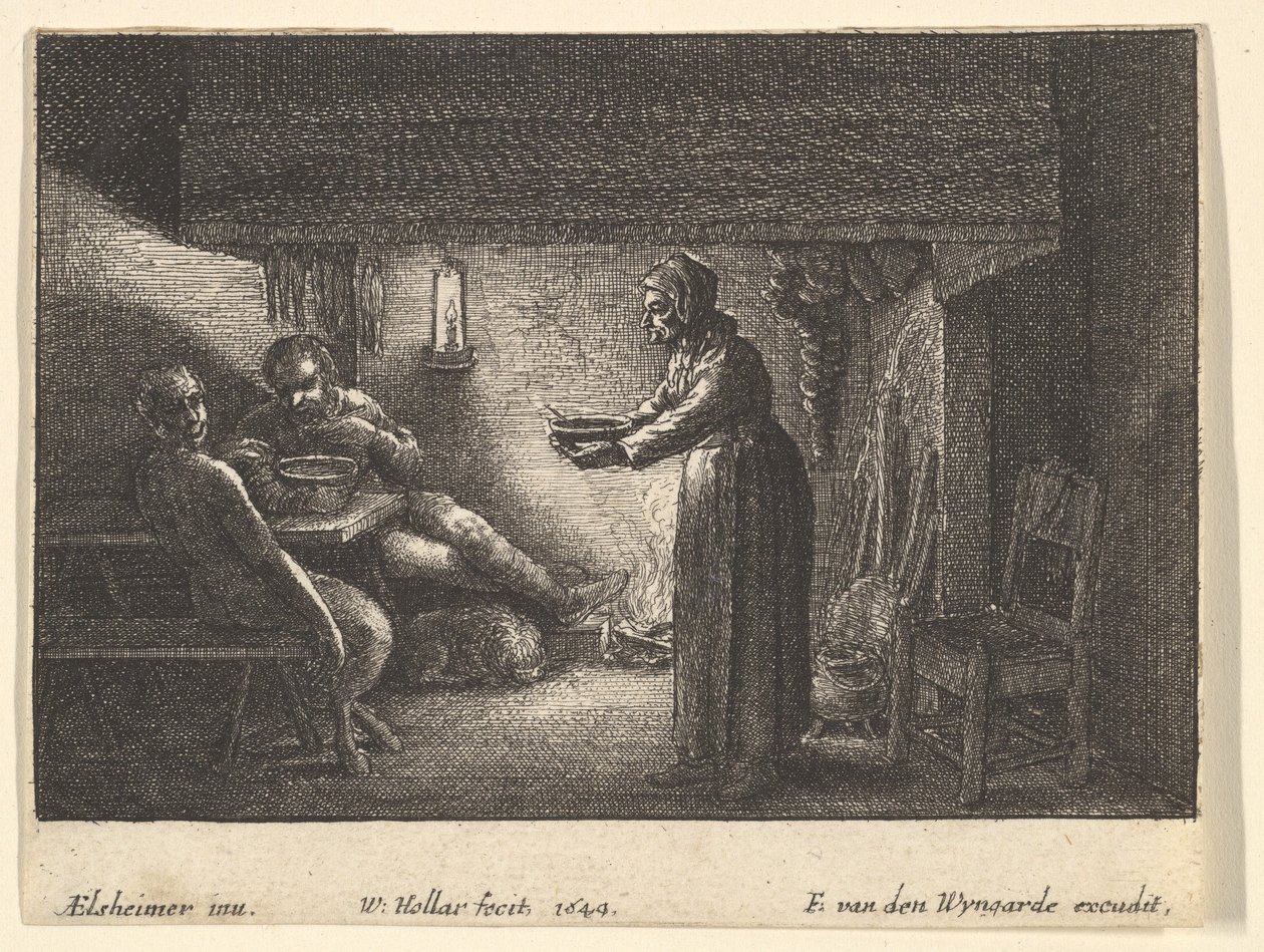 Il Satiro e il Contadino da F van den Wyngarde