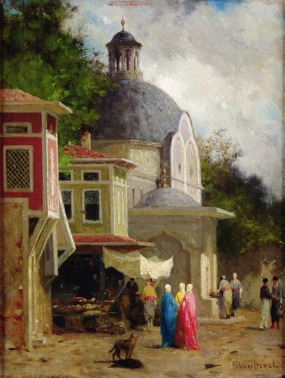 Costantinopoli, vista della colonna di Bruto da Fabius Brest
