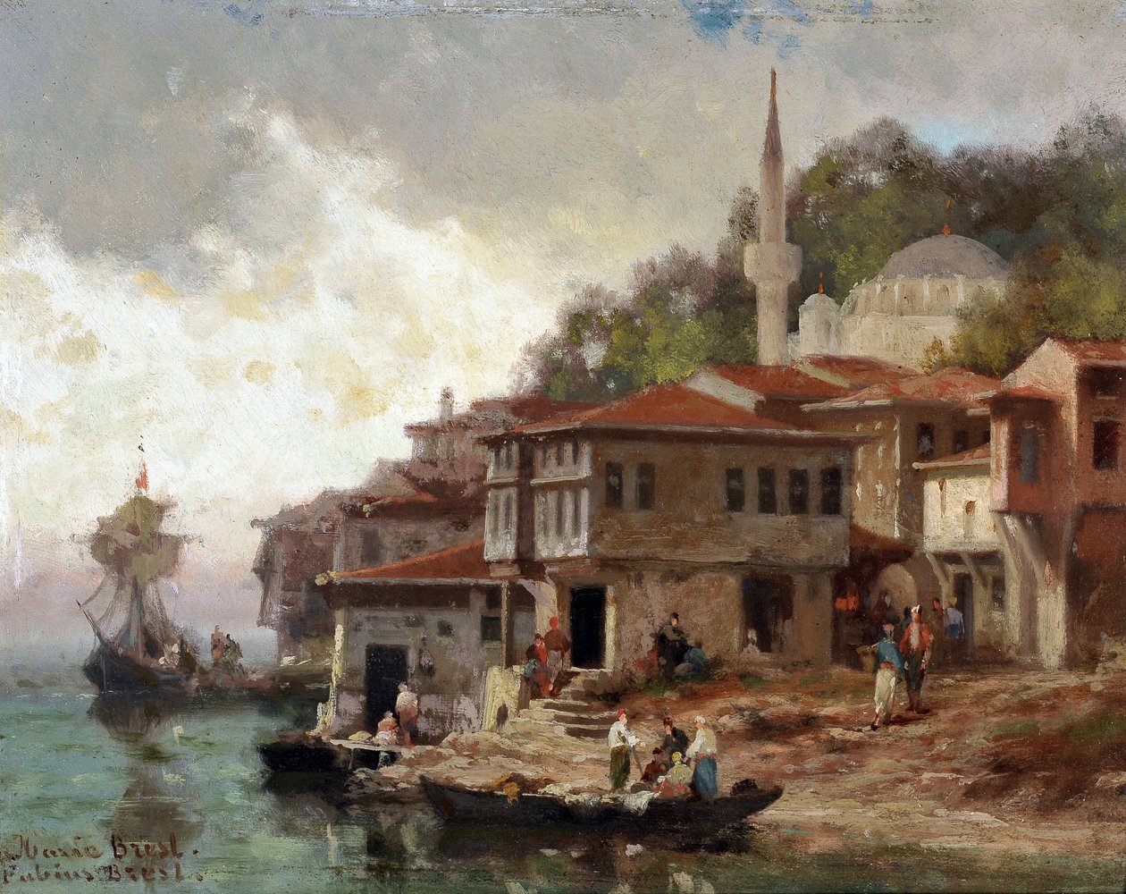 Costantinopoli, riva del Bosforo, costa asiatica da Fabius Brest