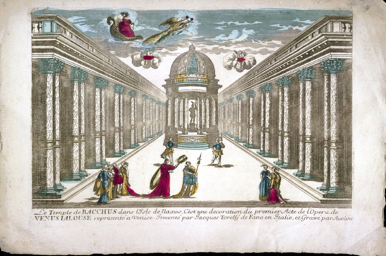 Il tempio di Bacco Illustrazione per l