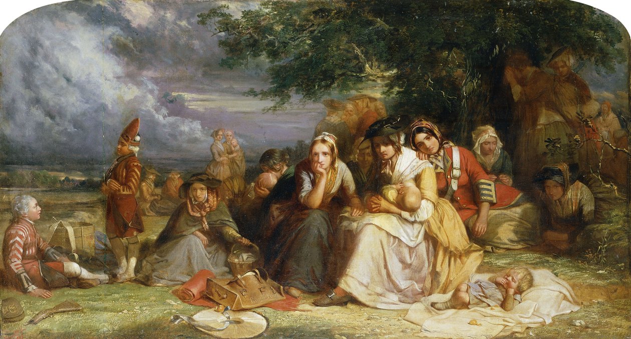 Dopo la battaglia di Prestonpans, 21 settembre 1745, 1849 da Fanny McIan