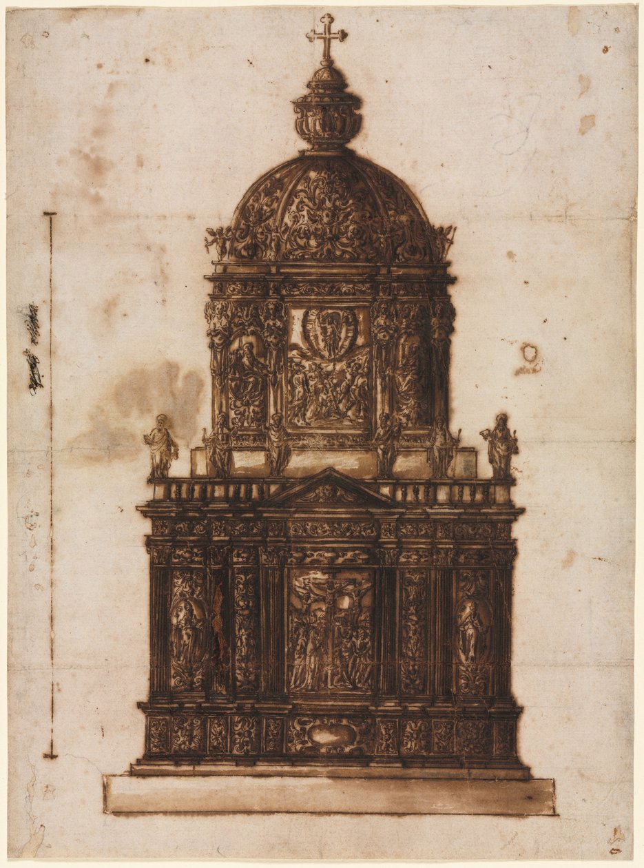 Progetto per un Ciborio, 1600s da Fantoni Family Workshop