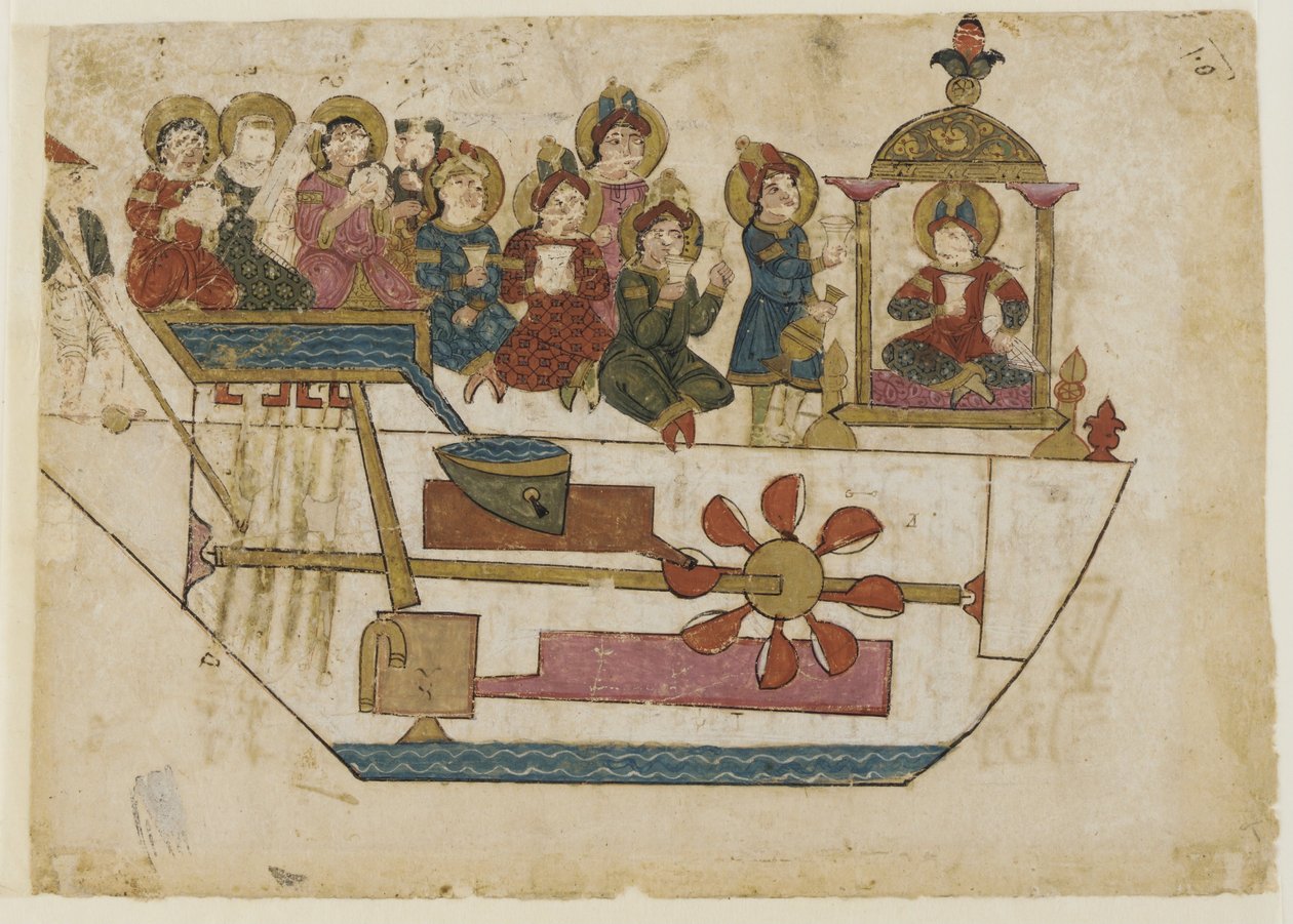 Al-Jazari - Un giocattolo musicale da Farrukh ibn Abd al Latif