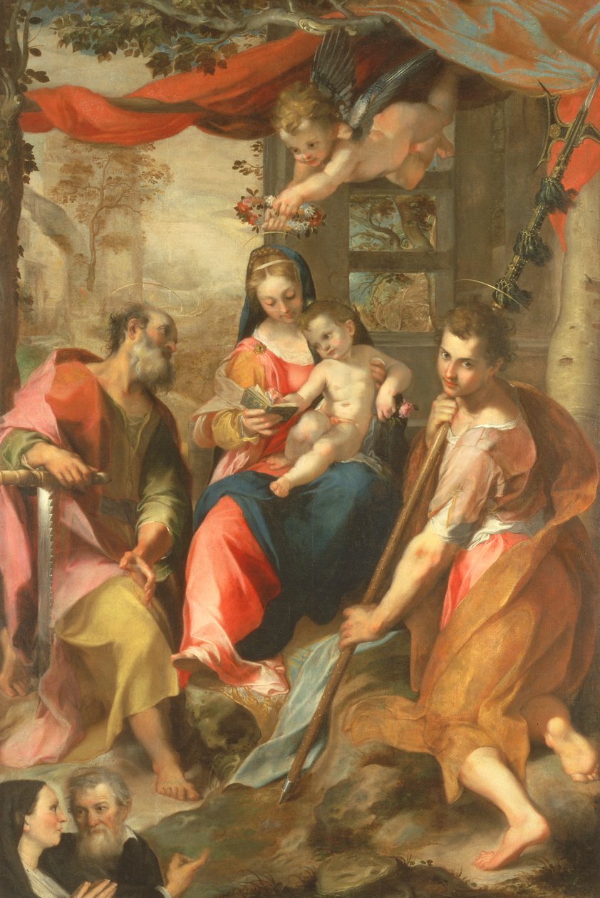Madonna di San Simone con San Simone da Federico Barocci