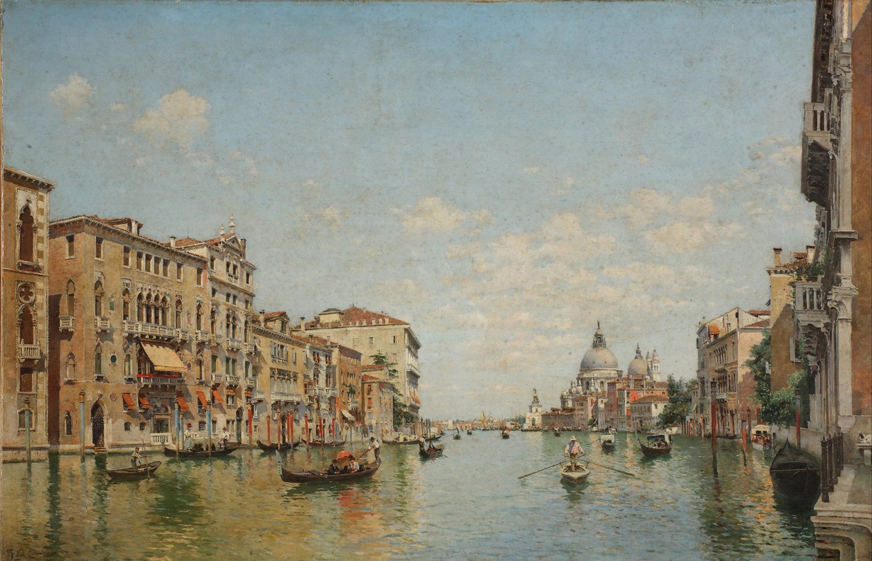 Veduta del Canal Grande di Venezia da Federico del Campo
