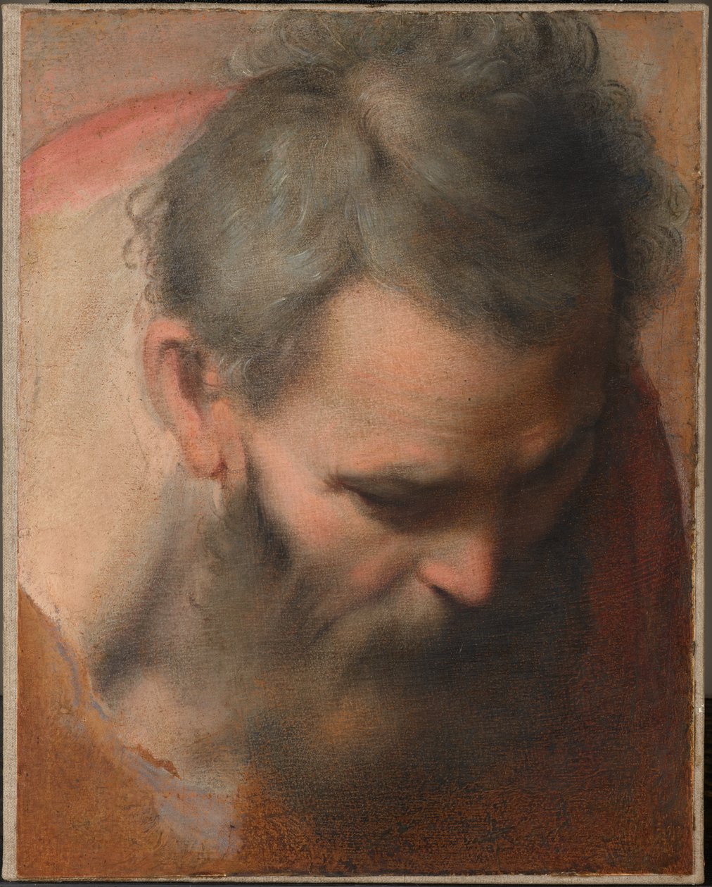 Studio della testa di san Giuseppe da Federico Barocci