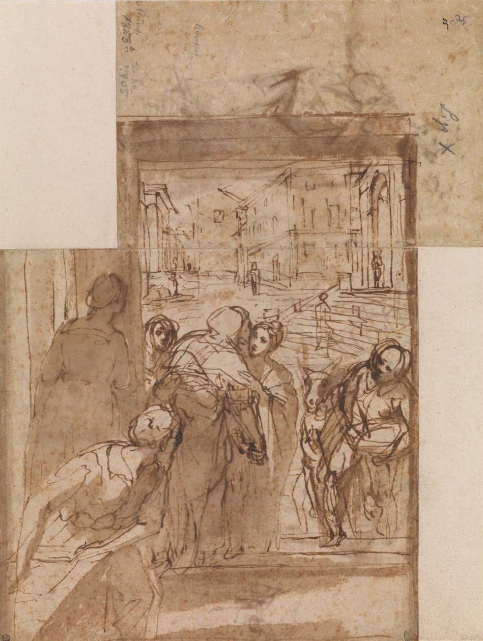 Studio di composizione per la Visitazione da Federico Barocci