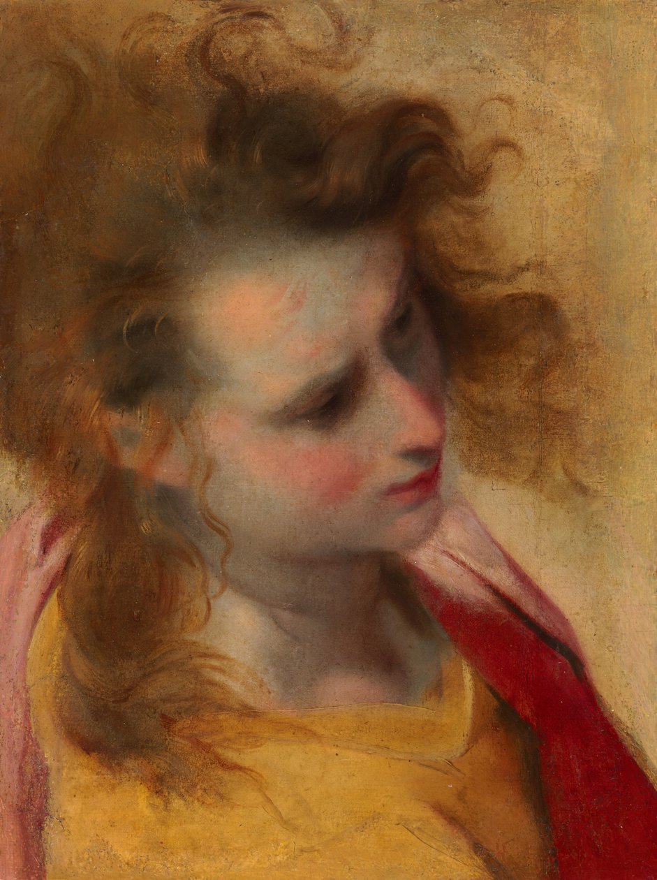 Studio della testa di San Giovanni Evangelista da Federico Barocci