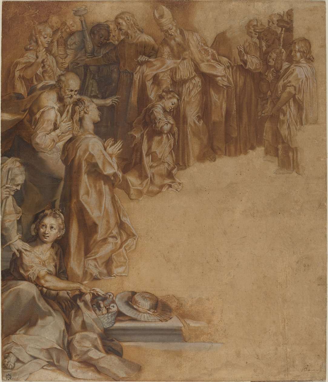 La presentazione della Vergine al Tempio da Federico Barocci