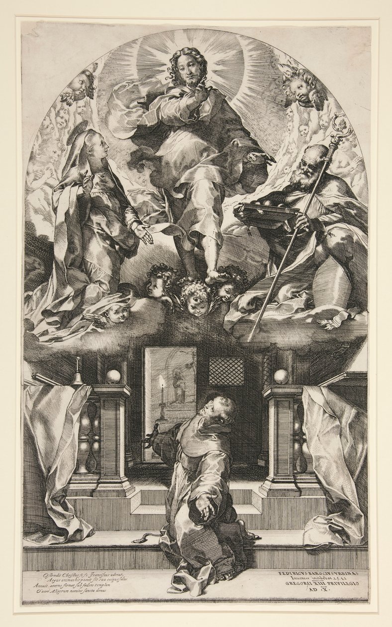 La Visione di San Francesco (Il Perdono di San Francesco) da Federico Barocci
