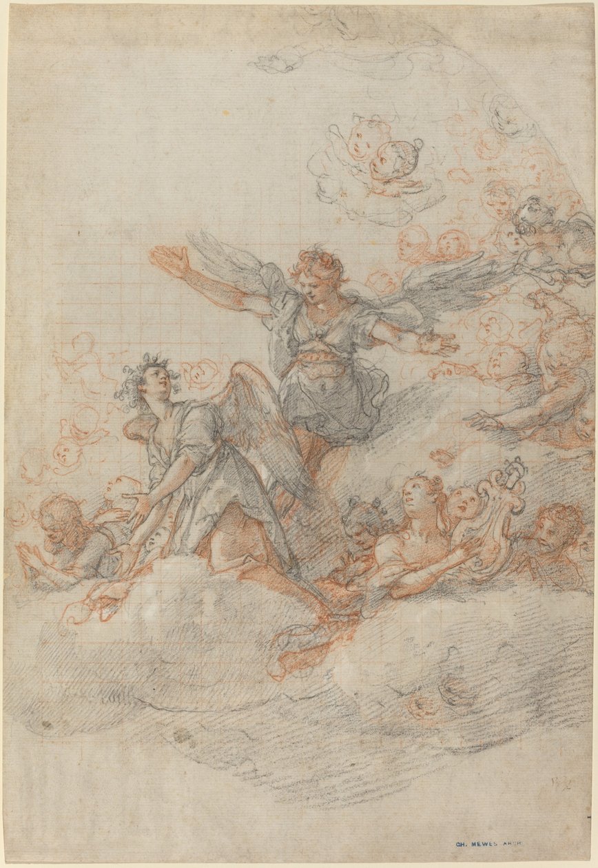 Angeli e Putti tra le Nuvole da Federico Zuccaro