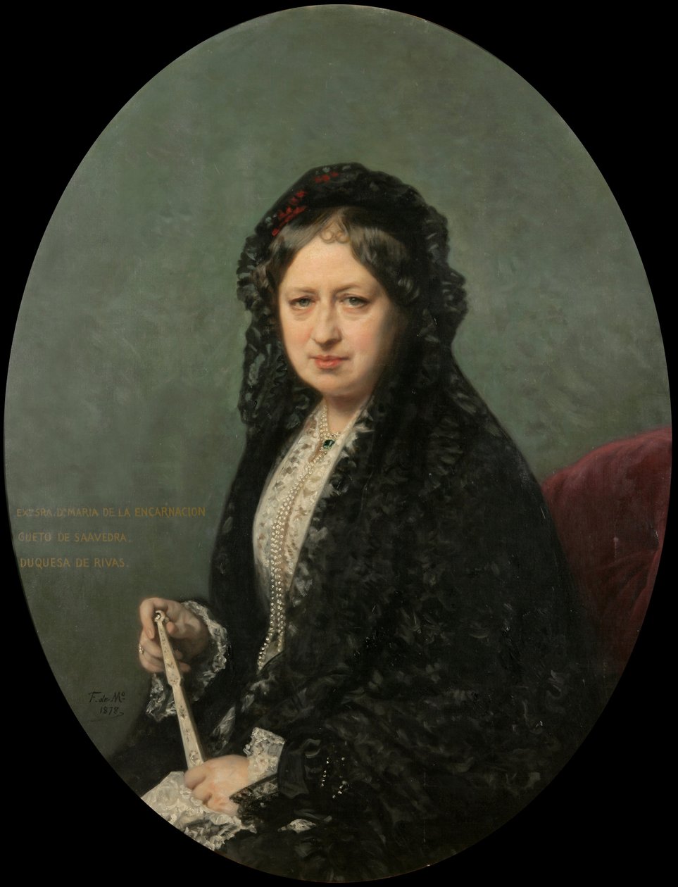 María Encarnación Cueto de Saavedra, Duchessa di Rivas da Federico de Madrazo y Kuntz