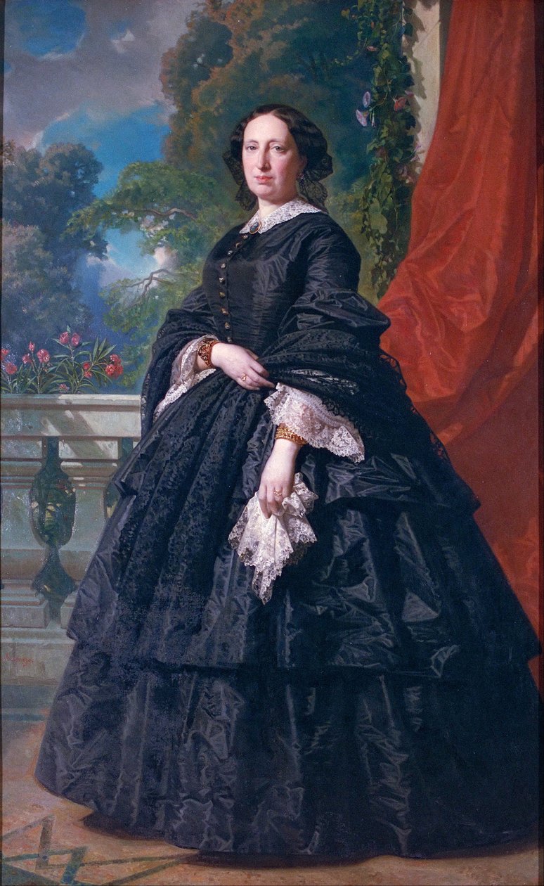 Portrait of Carlota Quintana Badia da Federico de Madrazo y Kuntz