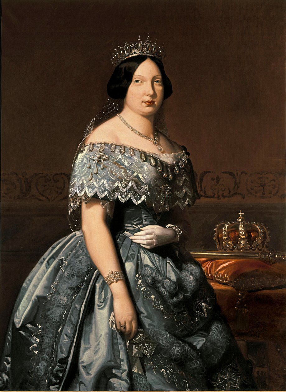 Regina Isabella II di Spagna da Federico de Madrazo y Kuntz