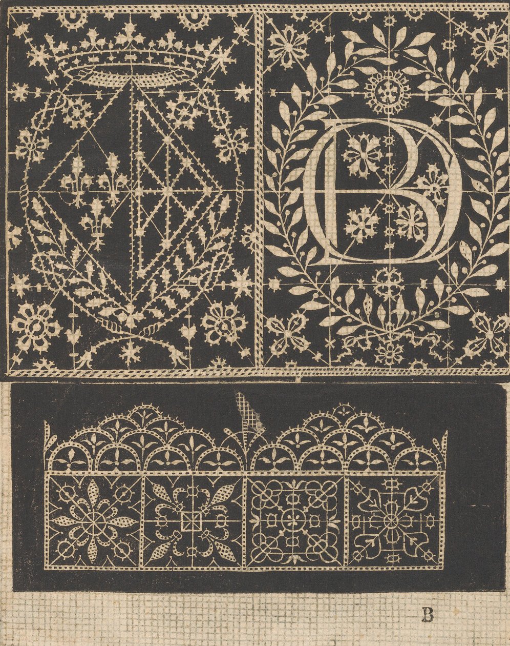 Les Secondes Oeuvres, et Subtiles Inventions De Lingerie du Seigneur Federic de Vinciolo V..., 1603 da Federico de Vinciolo