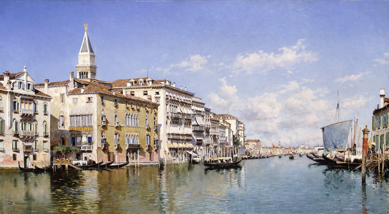 Il Canal Grande, Venezia, 1883 da Federico del Campo