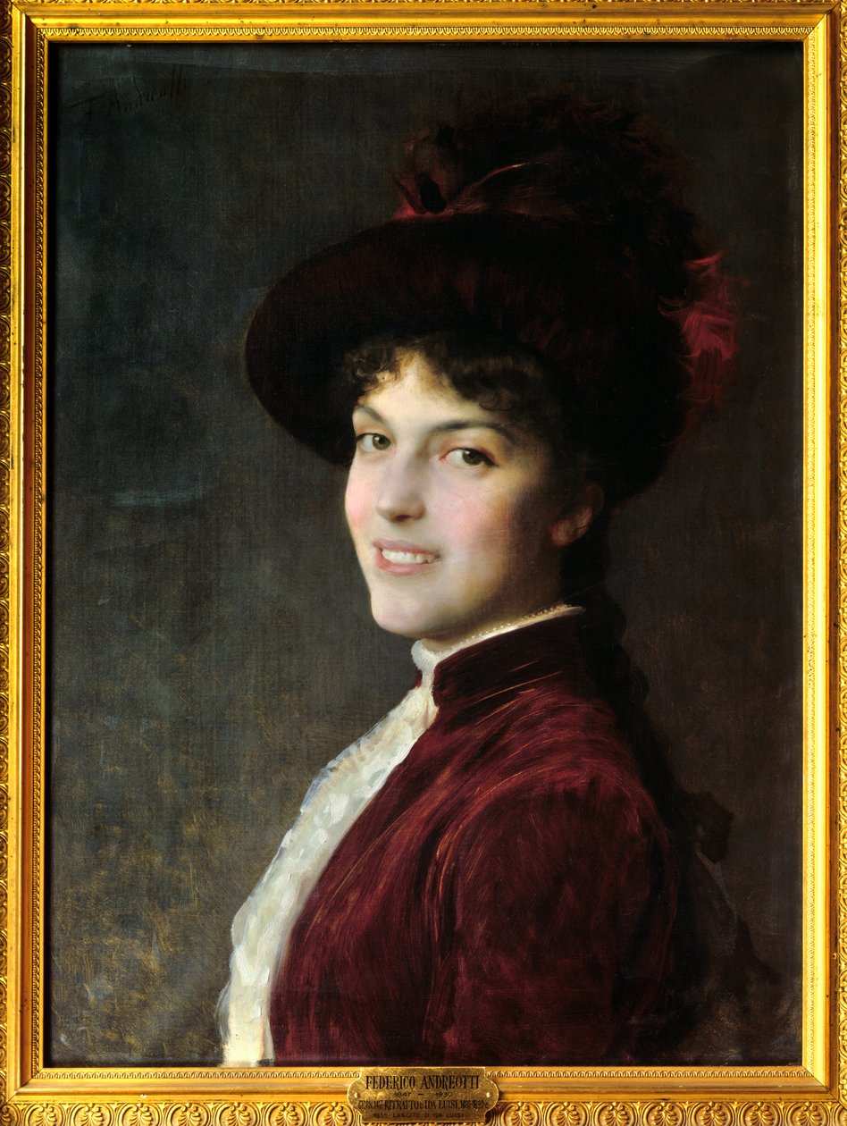 Ritratto di Ida Louise da Federigo Andreotti