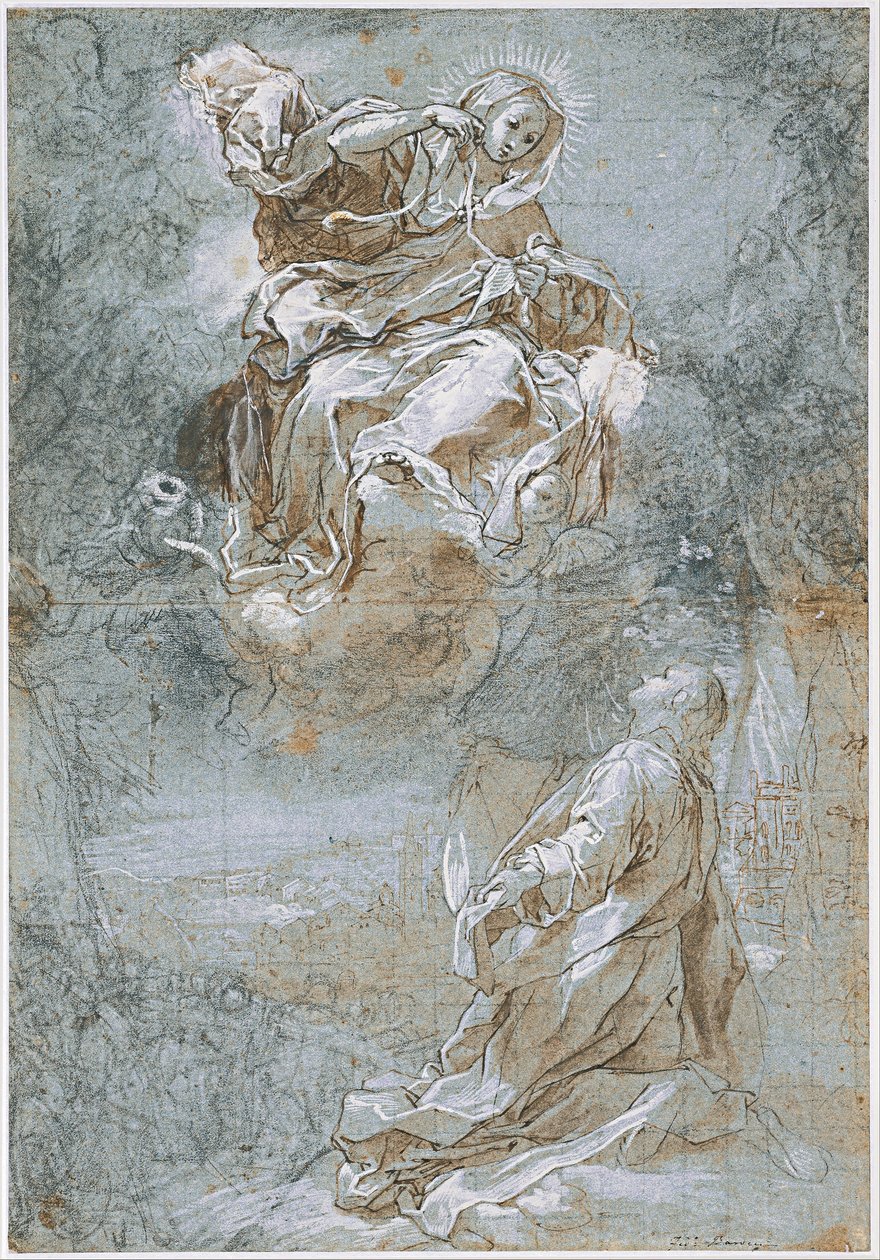 Il miracolo della Sacra Cintola, ca 1600-1610 da Federigo Barocci
