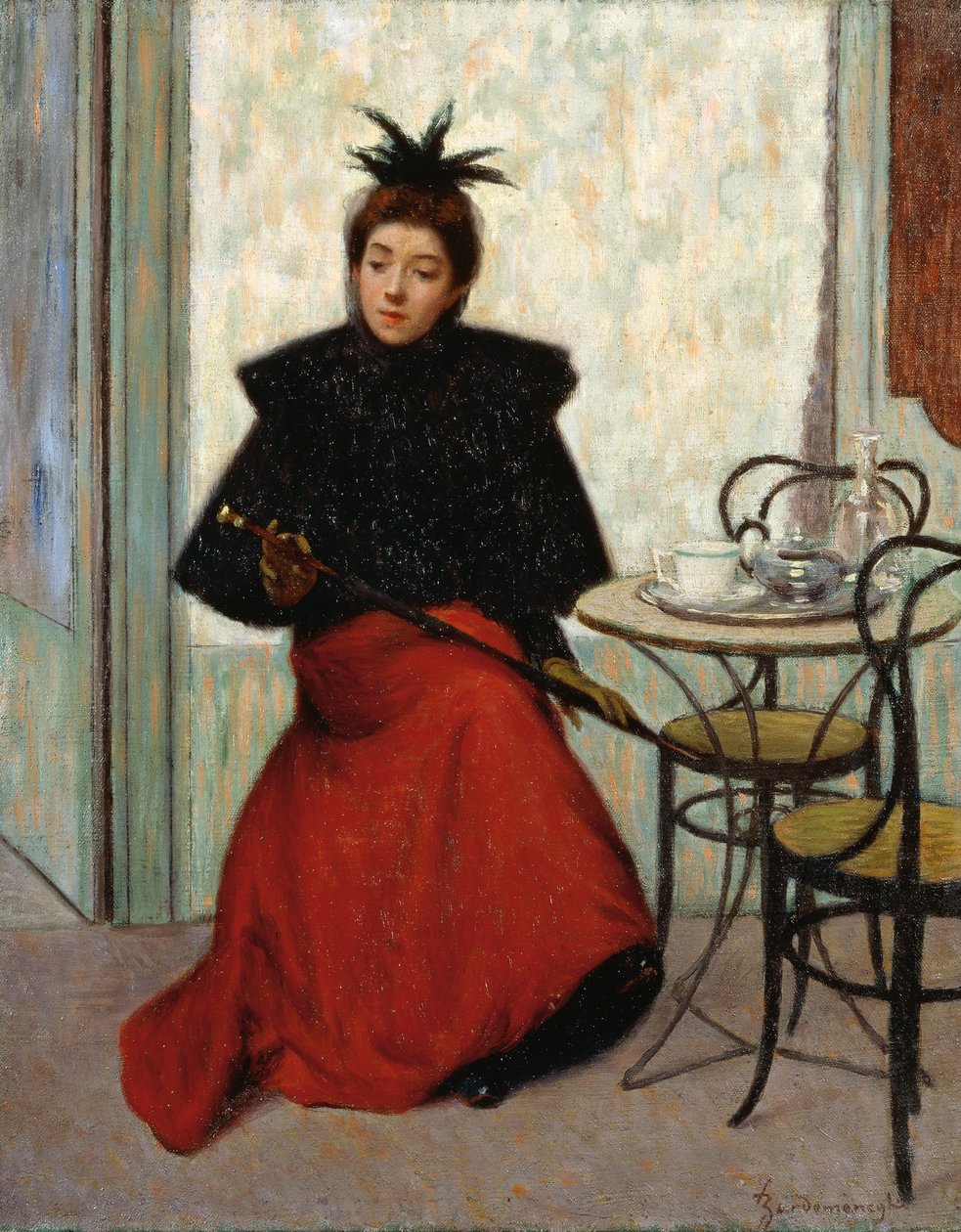 Al caffè, di Federico Zandomeneghi da Federigo Zandomeneghi
