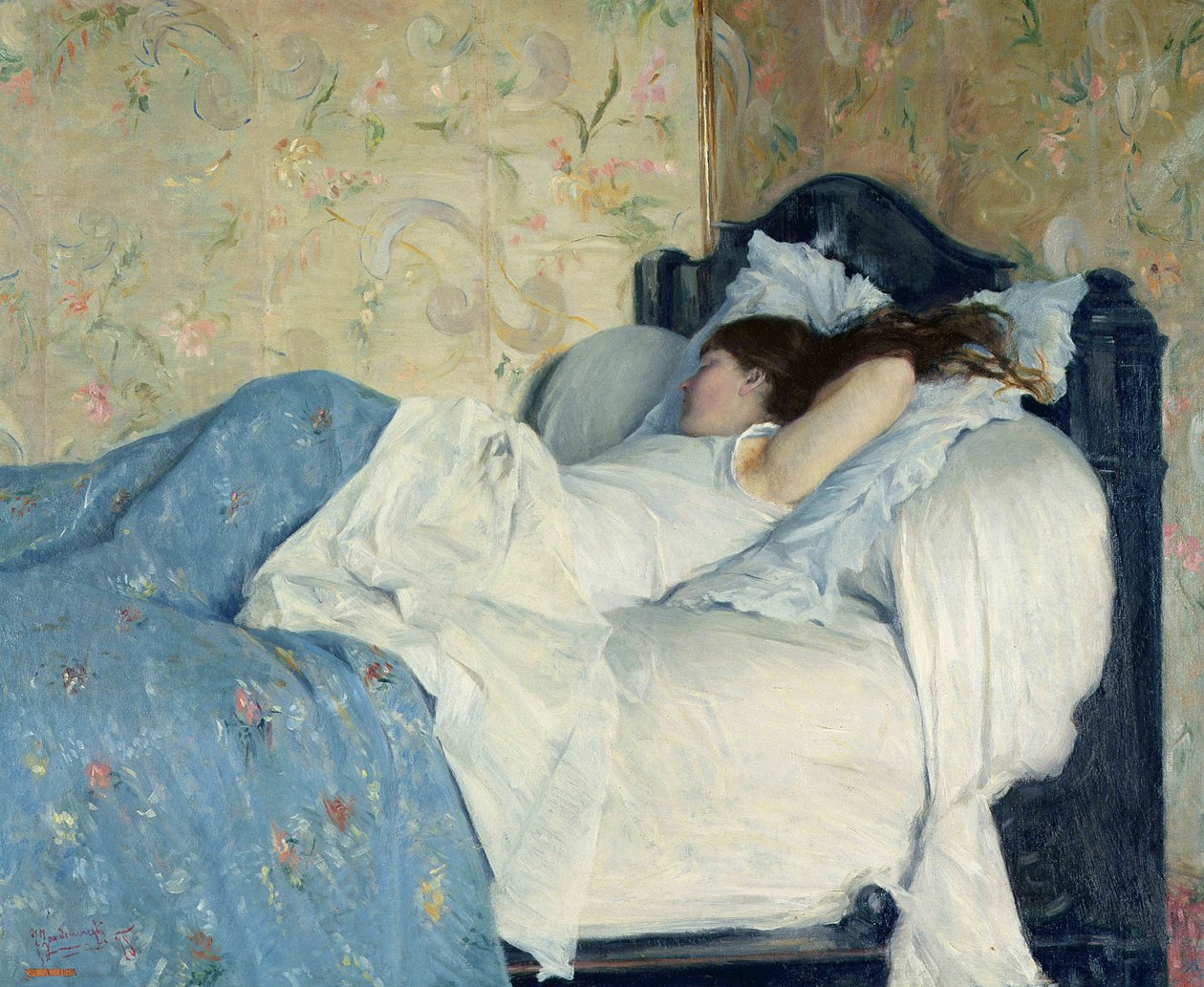 A letto, 1878 da Federigo Zandomeneghi